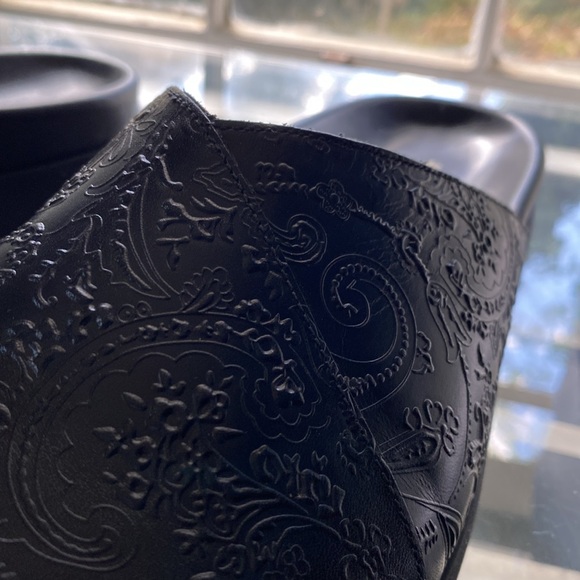 Embossed Leather Mules - Picture 4 of 4